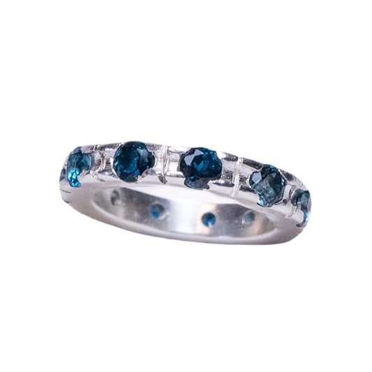 POM14 london blue topaz eternity ring jewellery store toronto