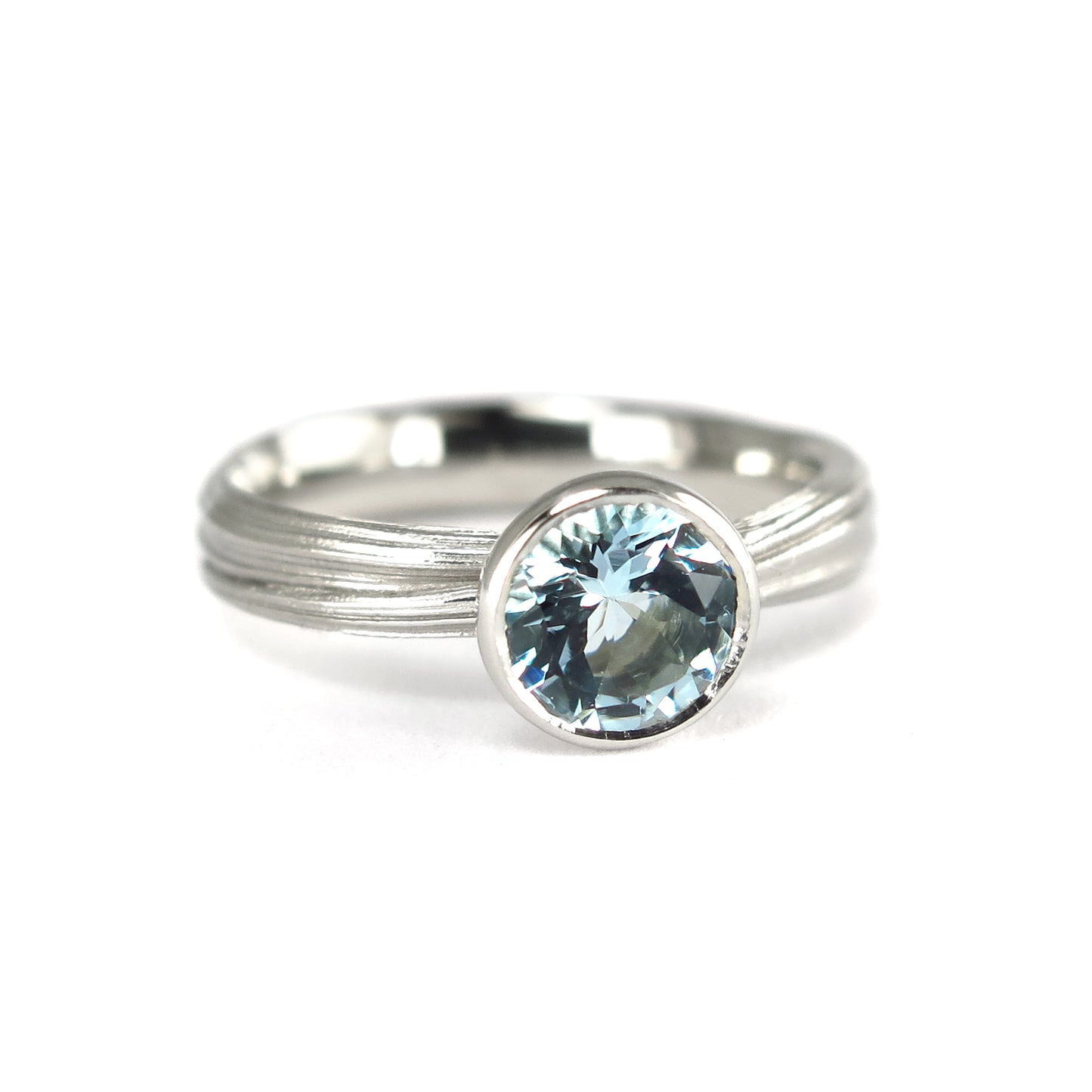 Aquamarine Mitsuro Solitaire