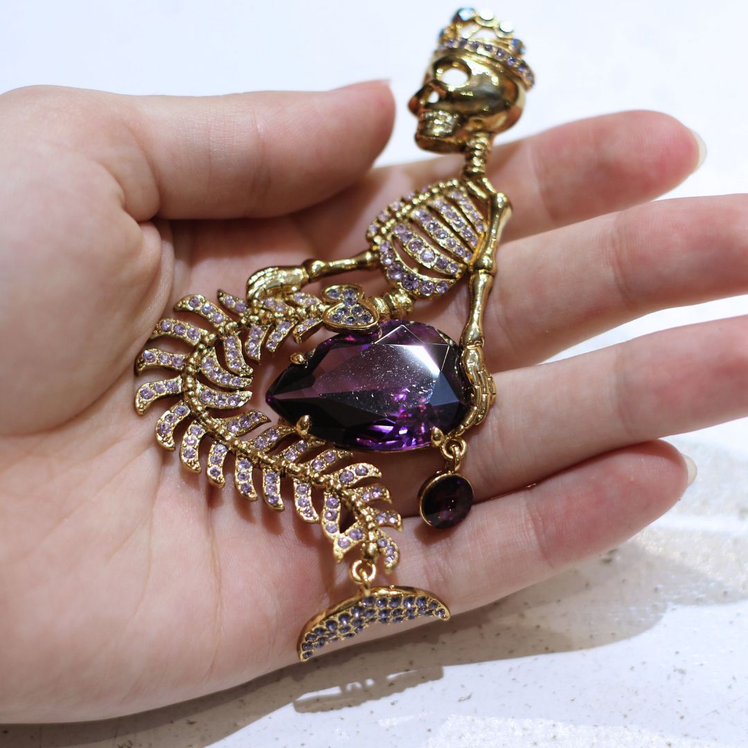 Mermaid Skeleton Brooch