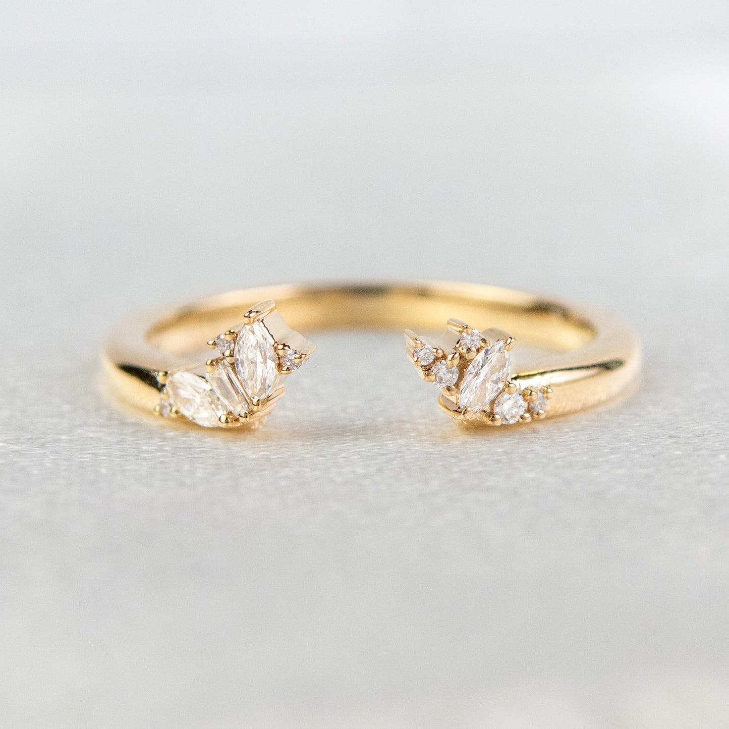 Mara - Open Diamond Wedding Band