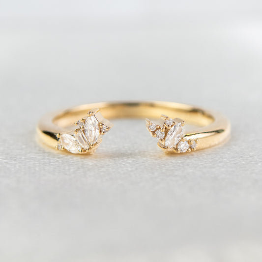 Mara - Open Diamond Wedding Band