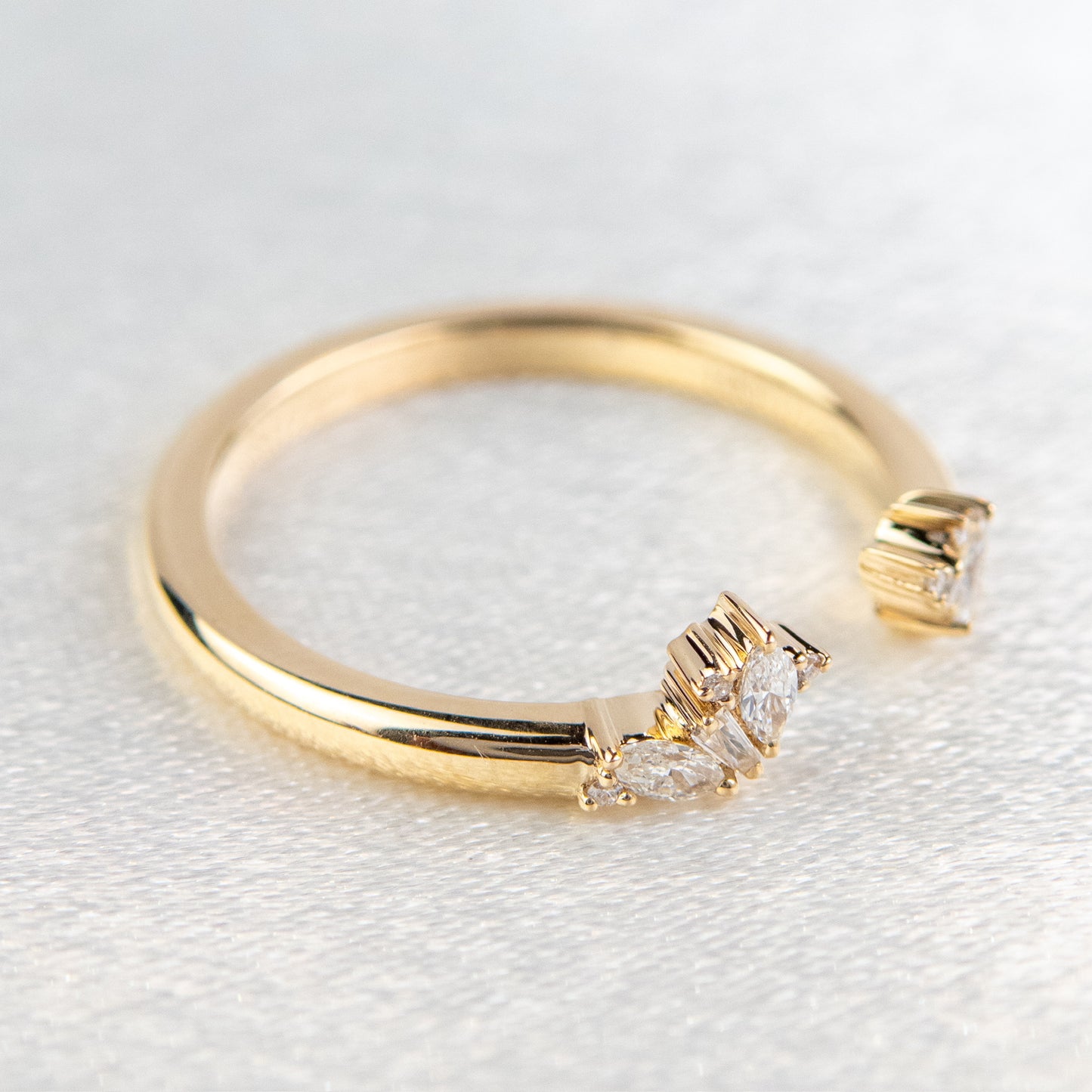 Mara - Open Diamond Wedding Band