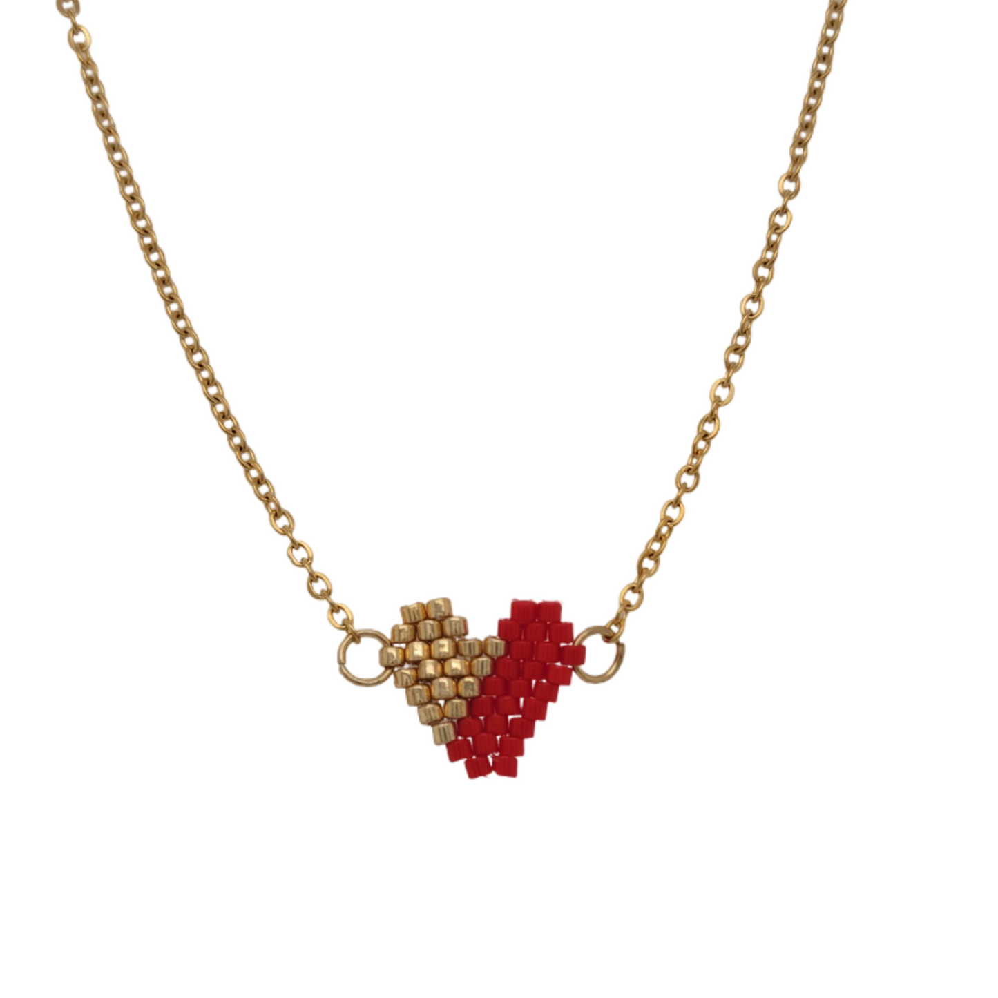 Beaded Heart Necklace