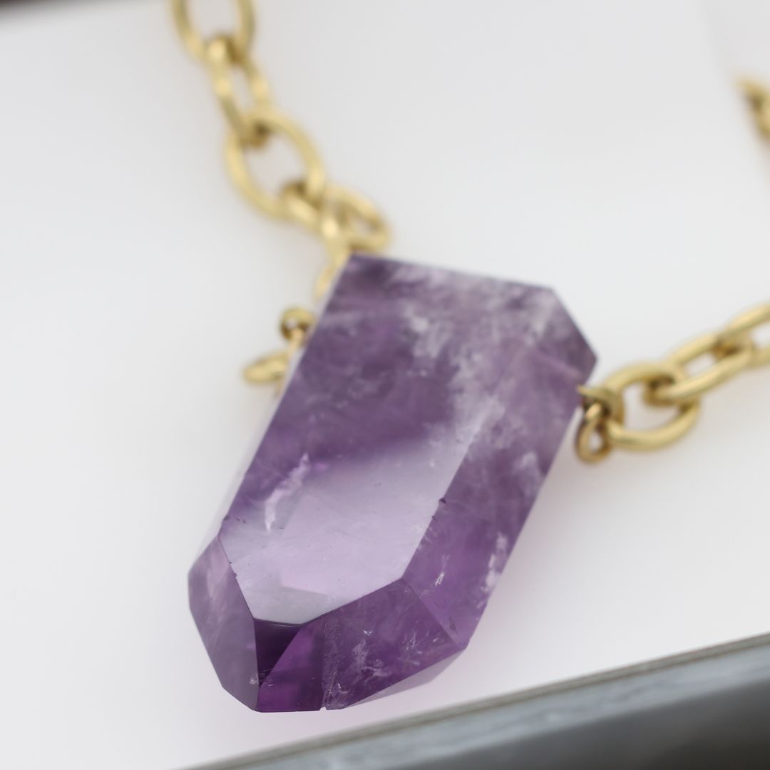 Amethyst Armour Necklace