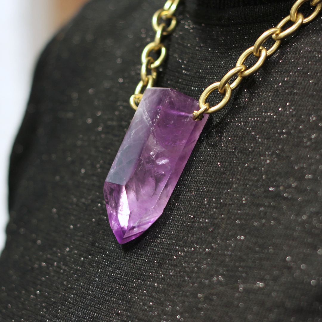 Amethyst Armour Necklace