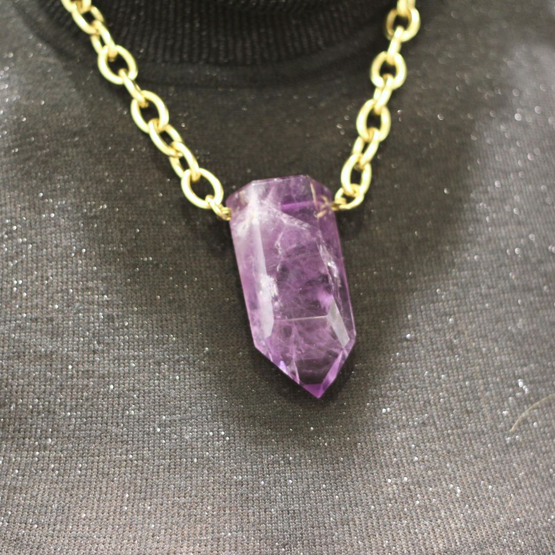 Amethyst Armour Necklace