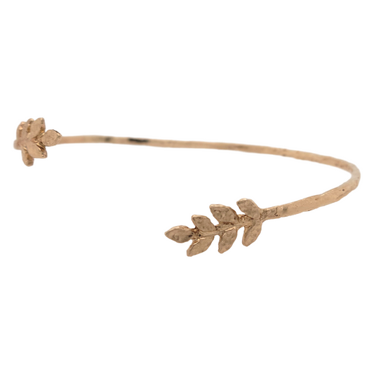 Open Leaf Bangle