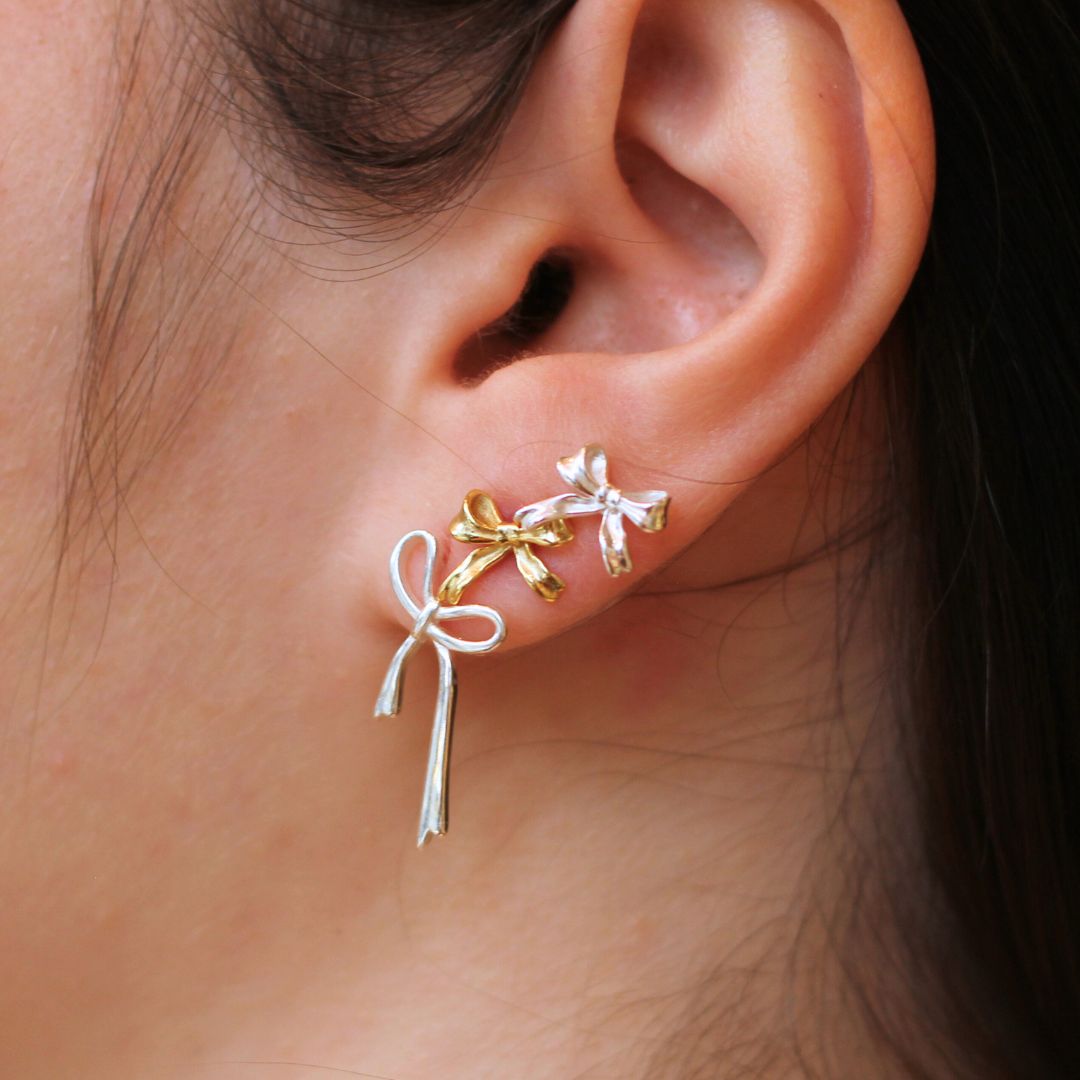 Small Bow Stud Earrings