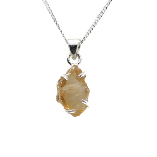 Rough Citrine Necklace