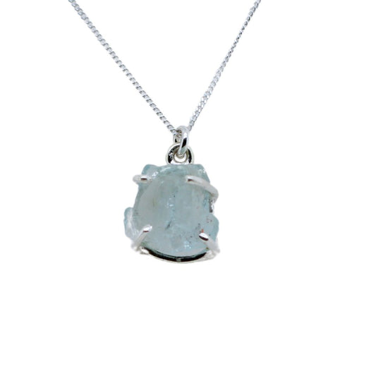 Rough Aquamarine Necklace