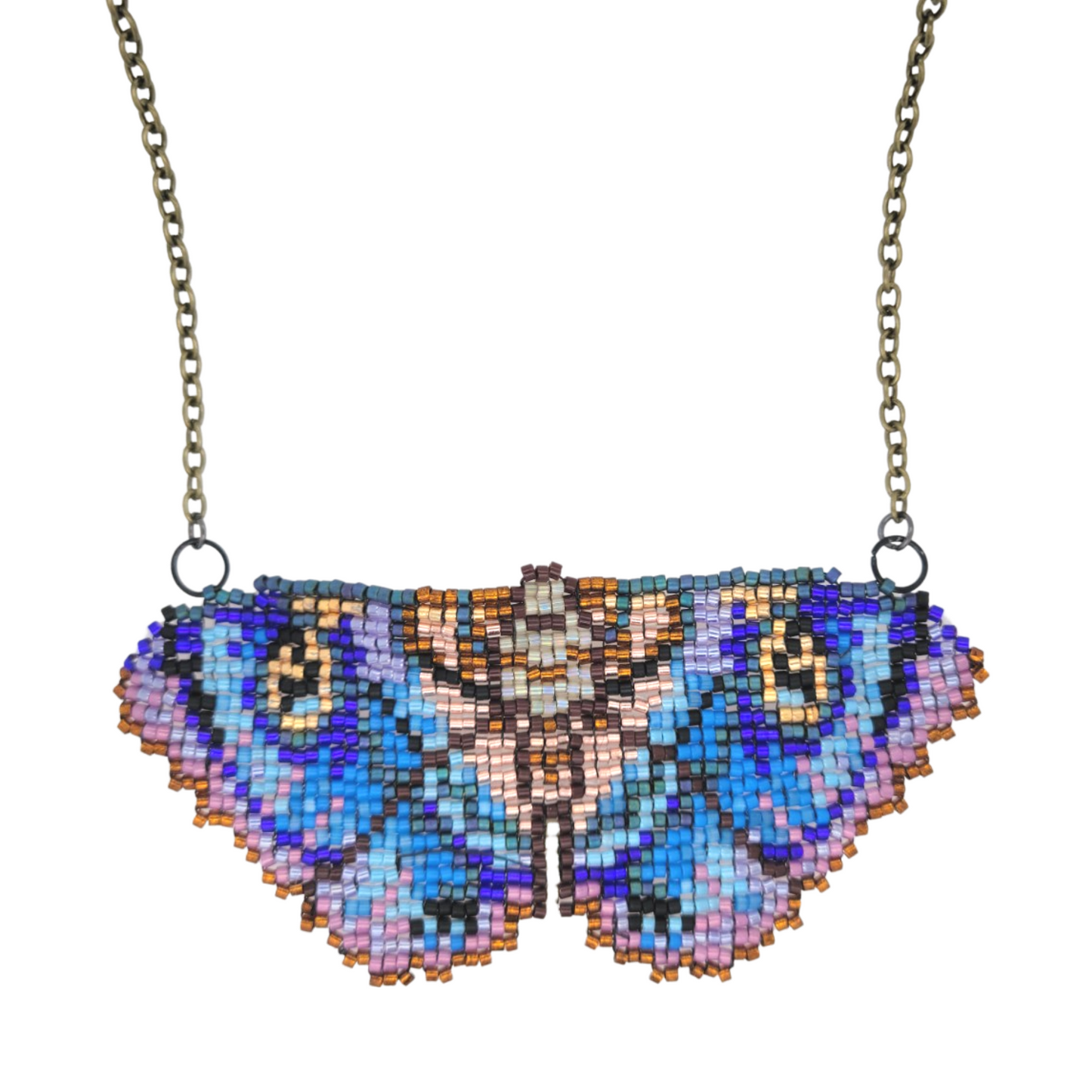 Granny's Cloak Moth Necklace