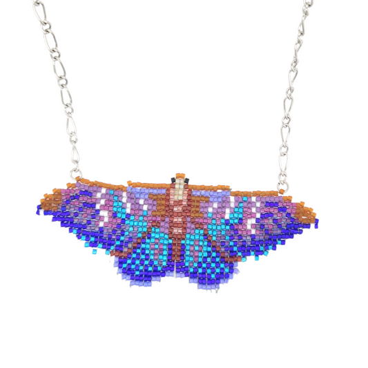 Evebid Moth Necklace