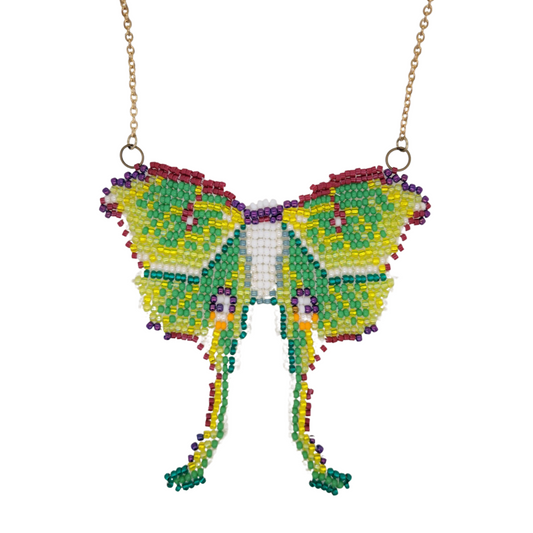 Luna Moth Necklace