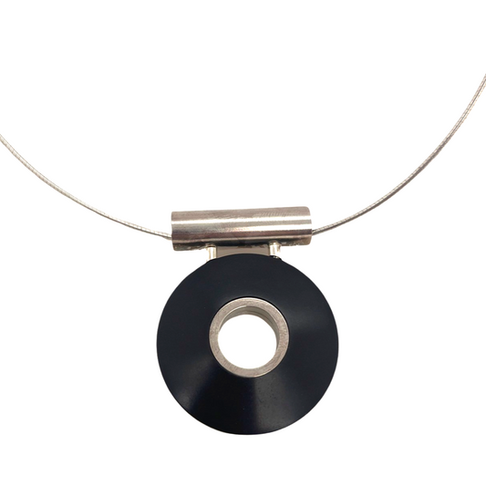 Full Moon Ebony Necklace