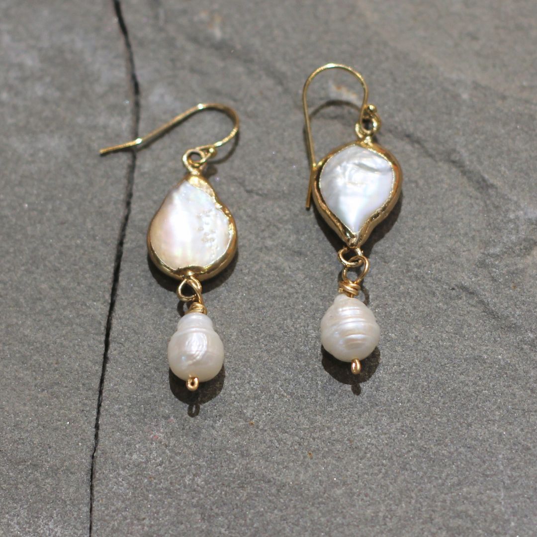 Freshwater Pearl Drop Earrings