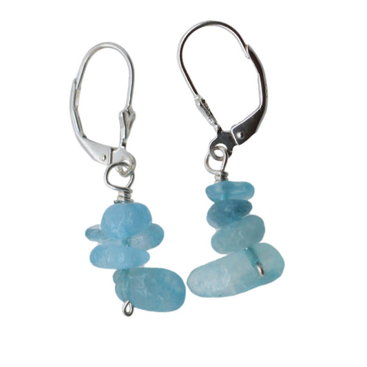 Aquamarine Drop Earrings