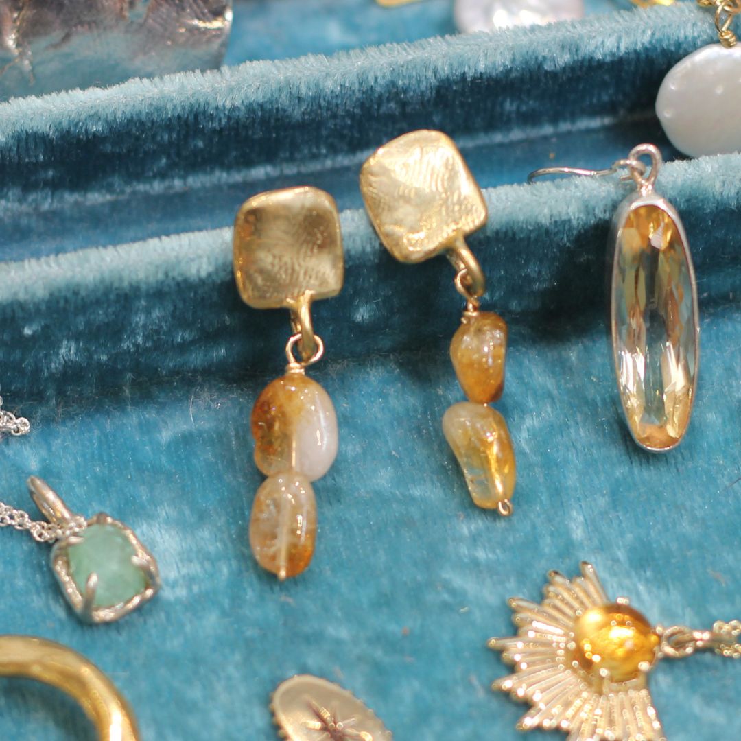 Citrine Drop Earrings