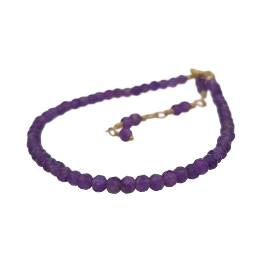 Deep Purple Gemstacker Bracelet