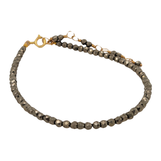 Pyrite Gemstacker Bracelet