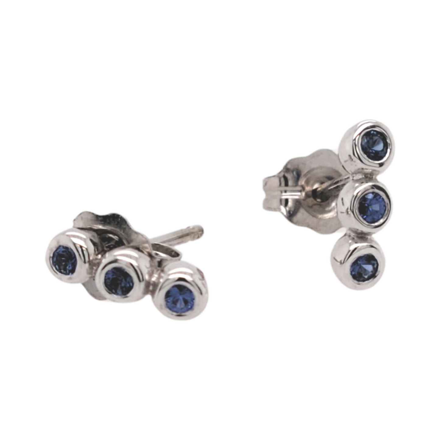 Blue Sapphire Studs