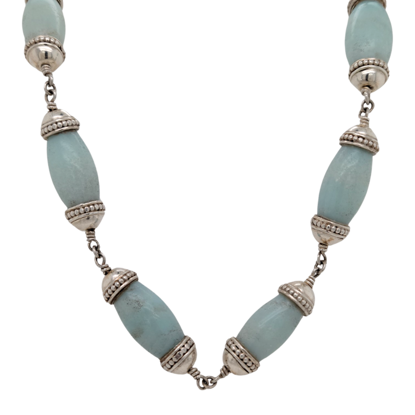 Amazonite Tube Necklace