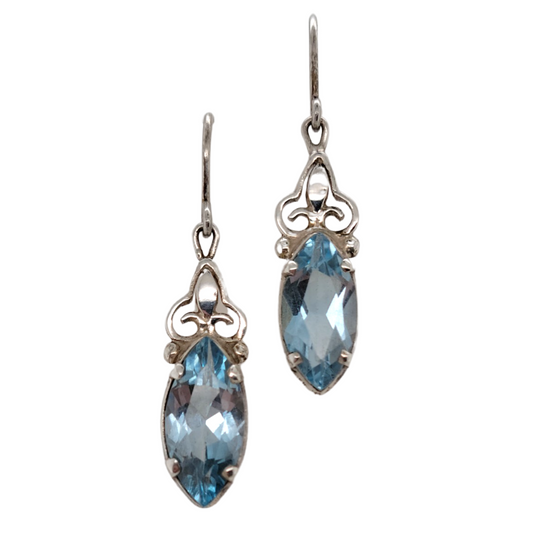 Marquis Topaz Earrings