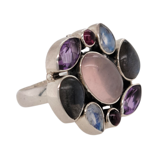 Gem Cluster Ring