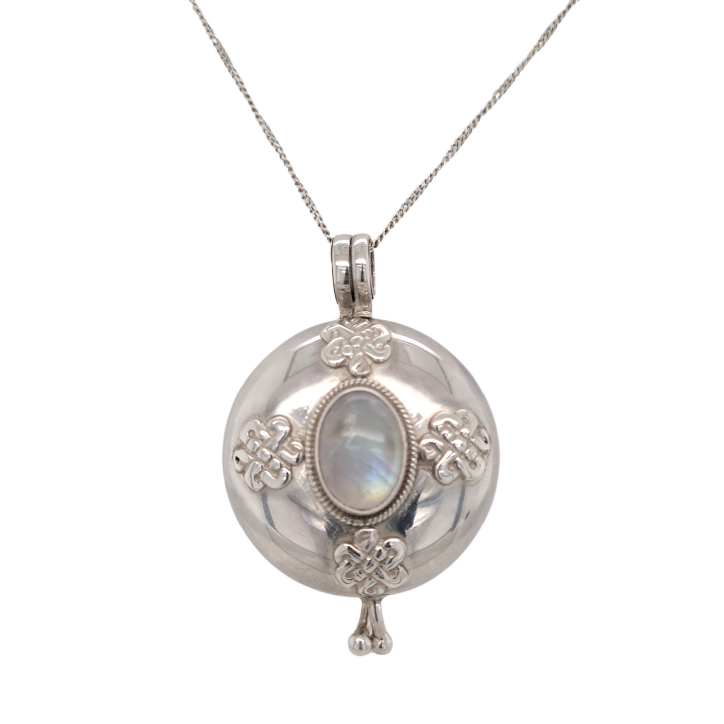 Moonstone Locket Necklace