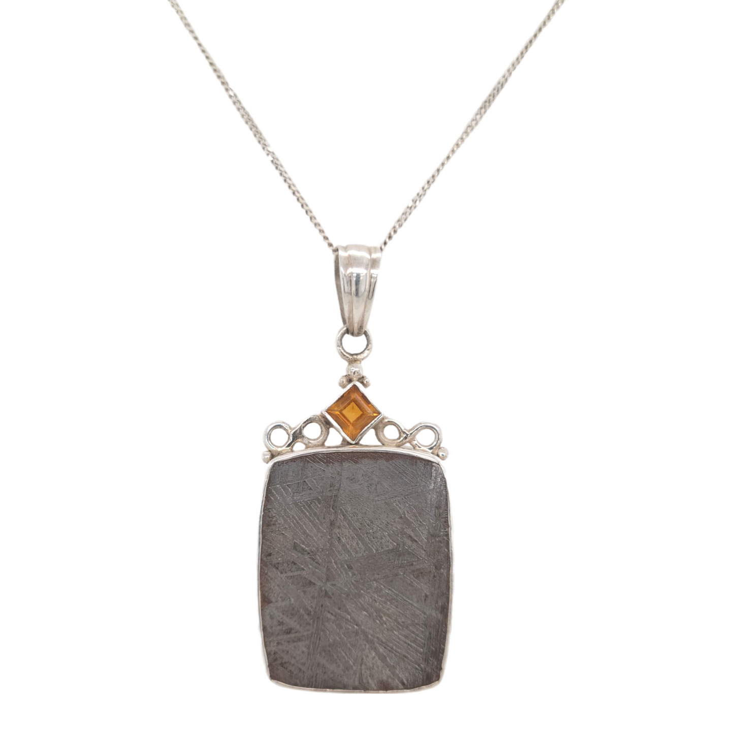 Citrine Meteor Necklace