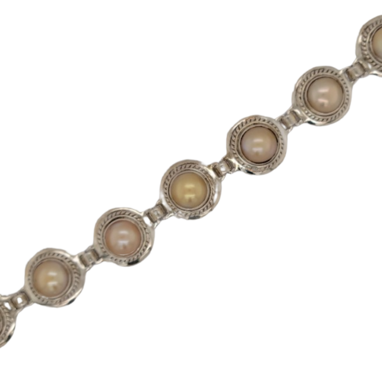 Golden Pearl Bracelet