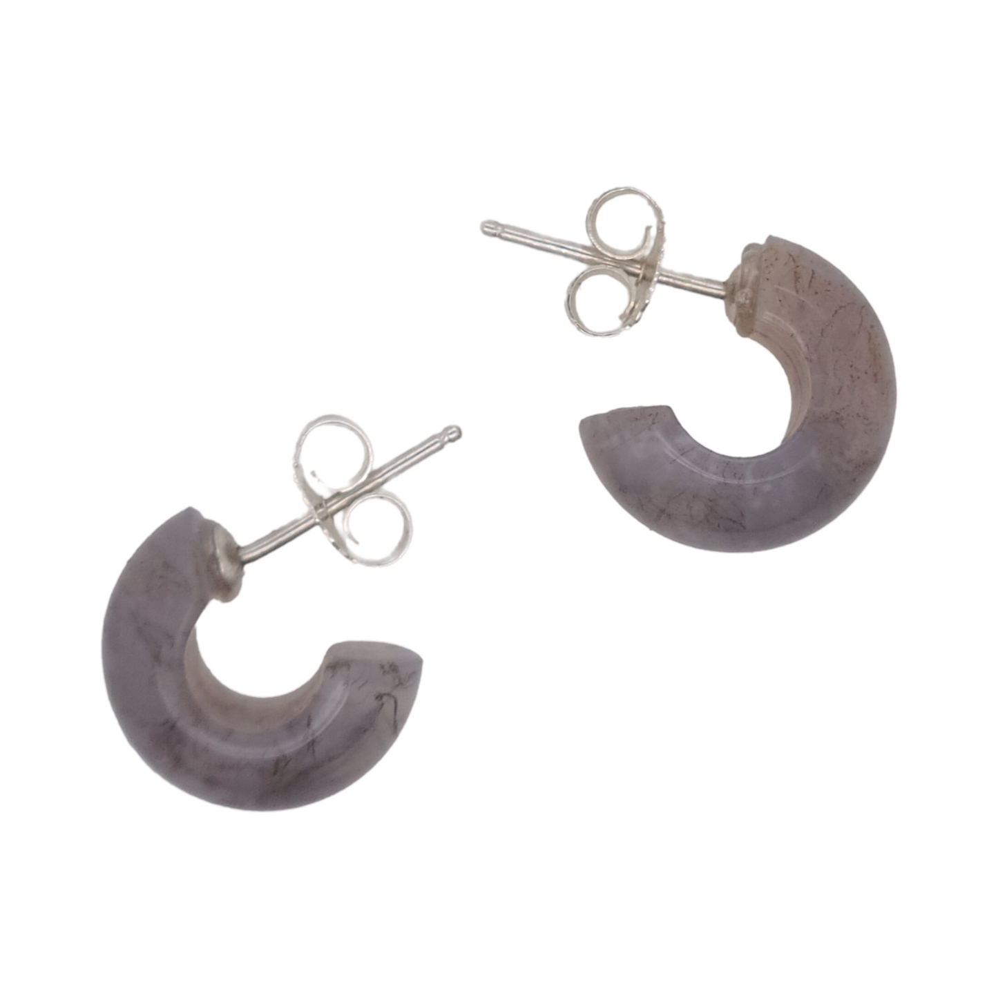 Hand Cut Stone Earrings