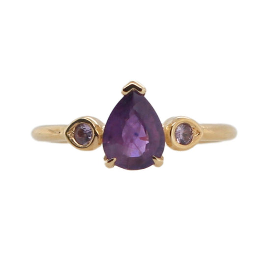 Purple Sapphire Engagement Ring