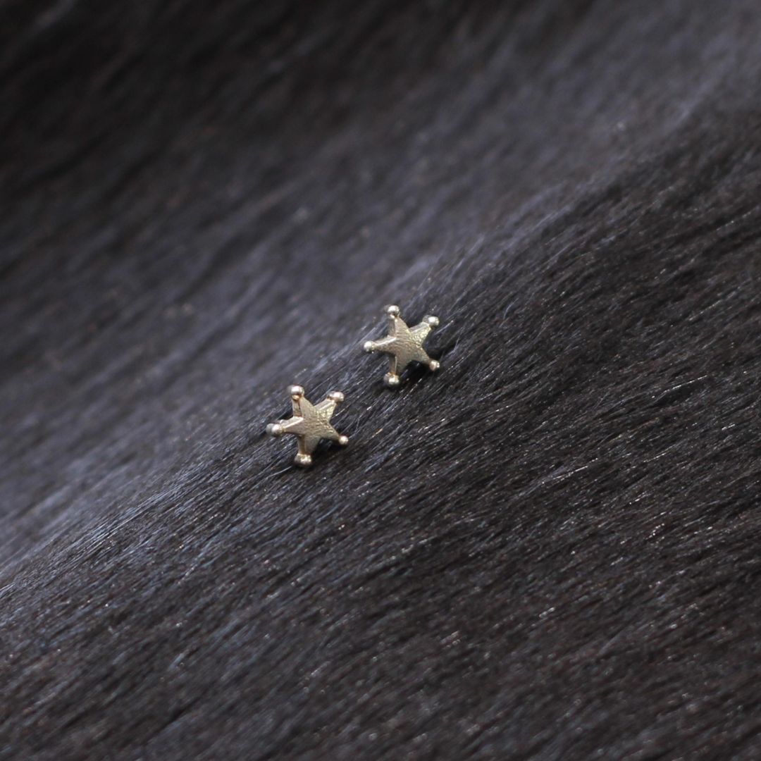 Dotted Star Earrings