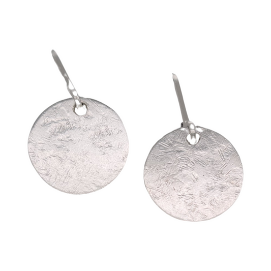 Sterling Silver Circle Earrings