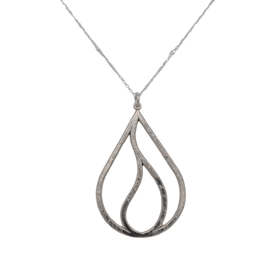 Double Teardrop Necklace