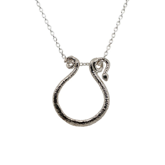 Silver Snake King Ring Keeper Necklace