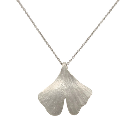 Large Ginko Leaf Pendant