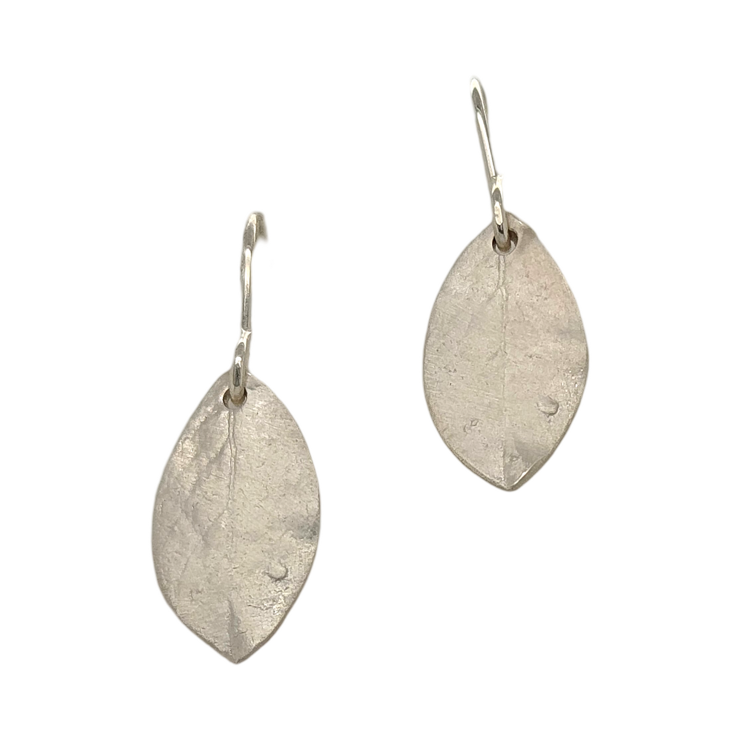 Short Blueberry Leaf Earrings