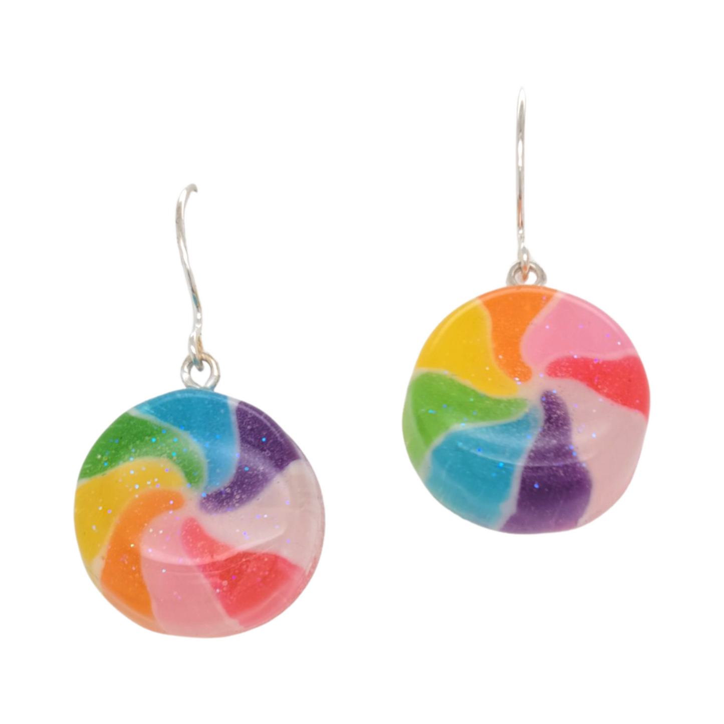 Pinwheel Candy Earrings