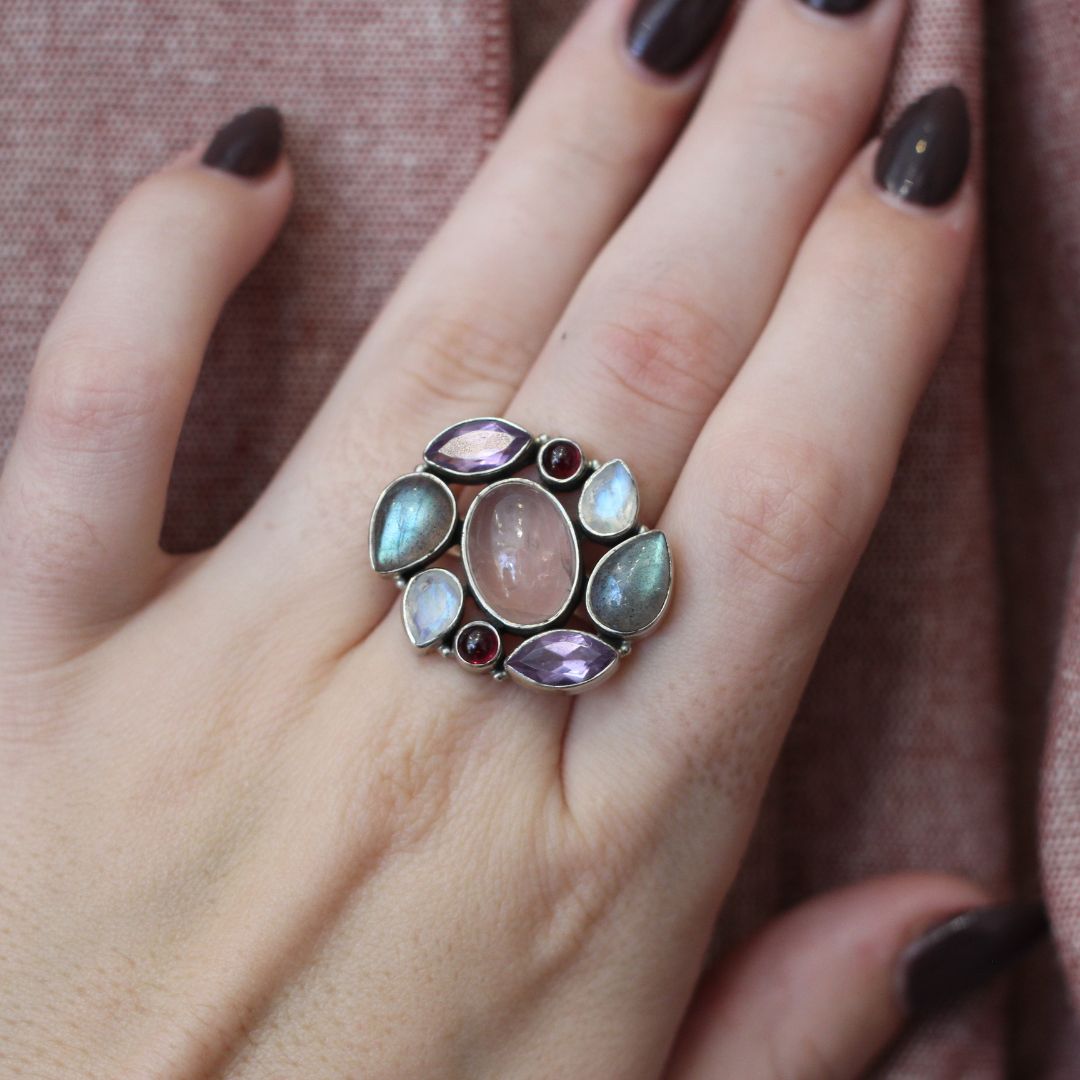 Gem Cluster Ring