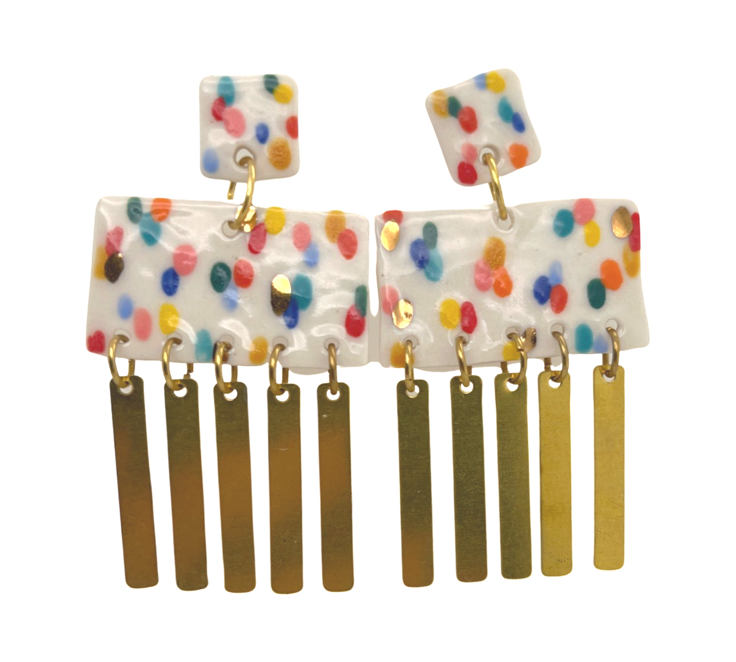 Rectangular Sprinkle Earrings