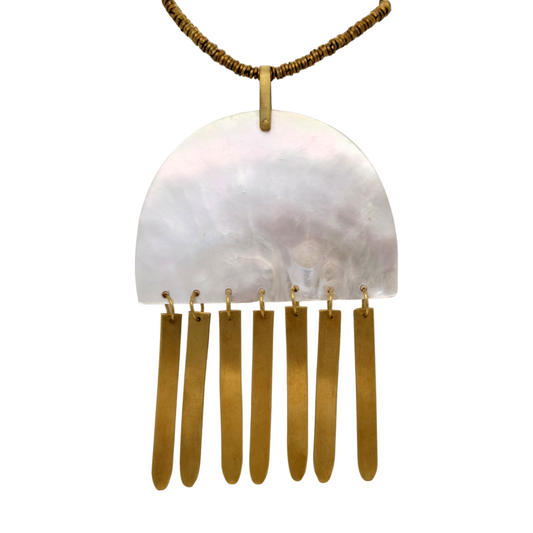 Brass Tassle Necklace