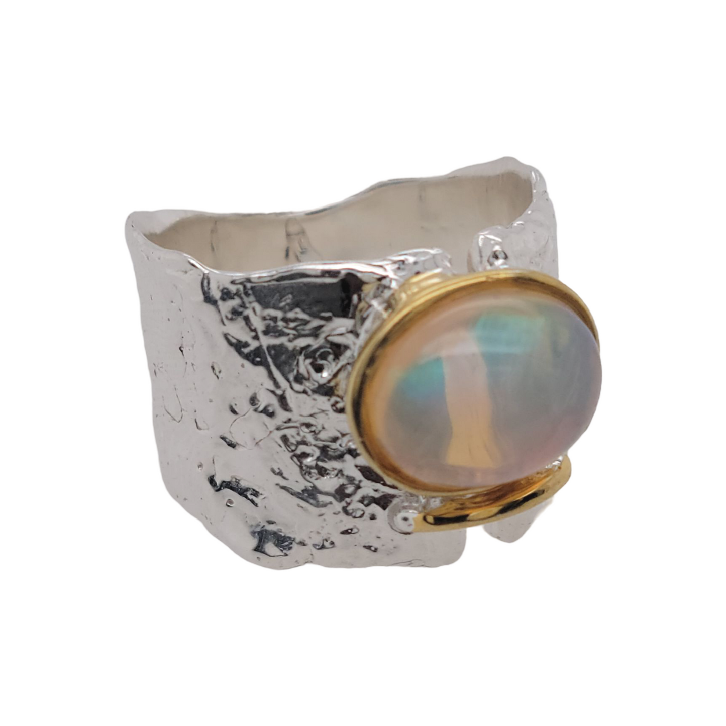 Sterling Silver Opal Ring