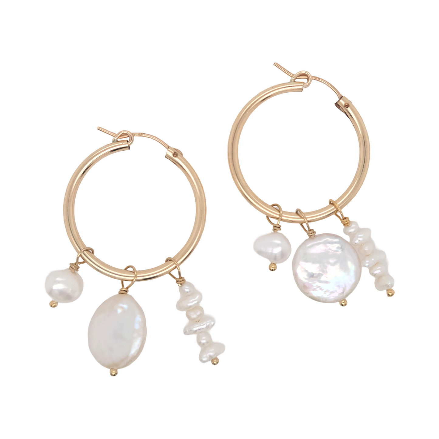 Multi Pearl Earrings