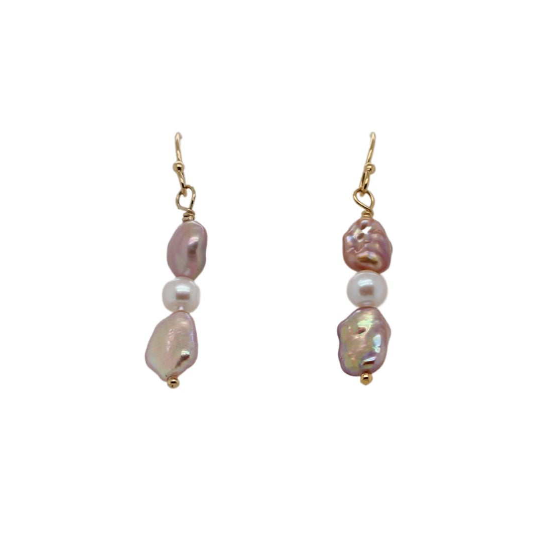 Multi-Pearl Drop Earrings