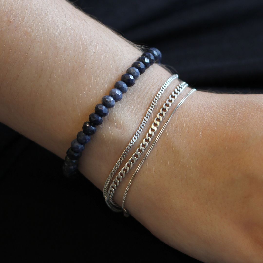 Sapphire Bead Bracelet