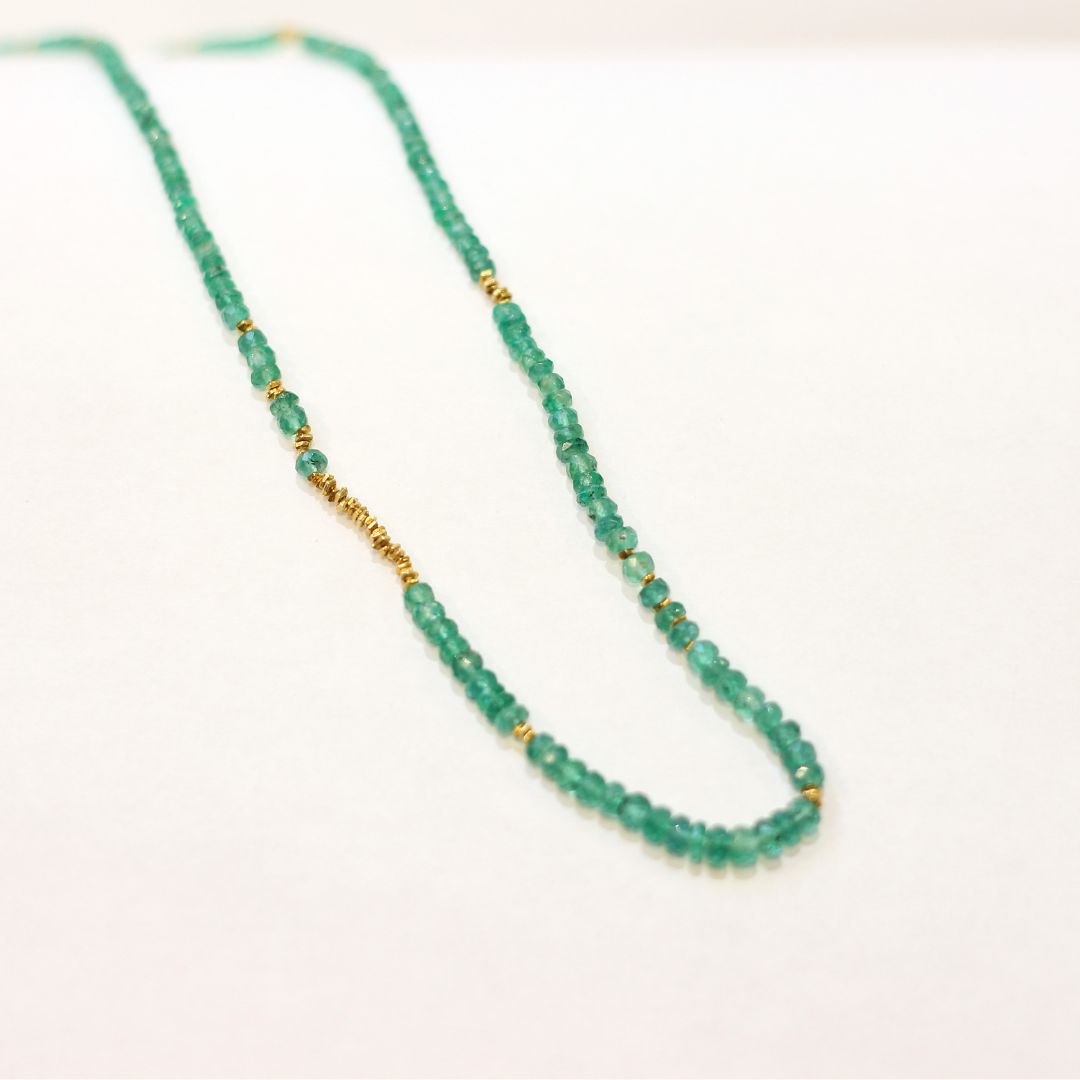 Emerald Bead Necklace