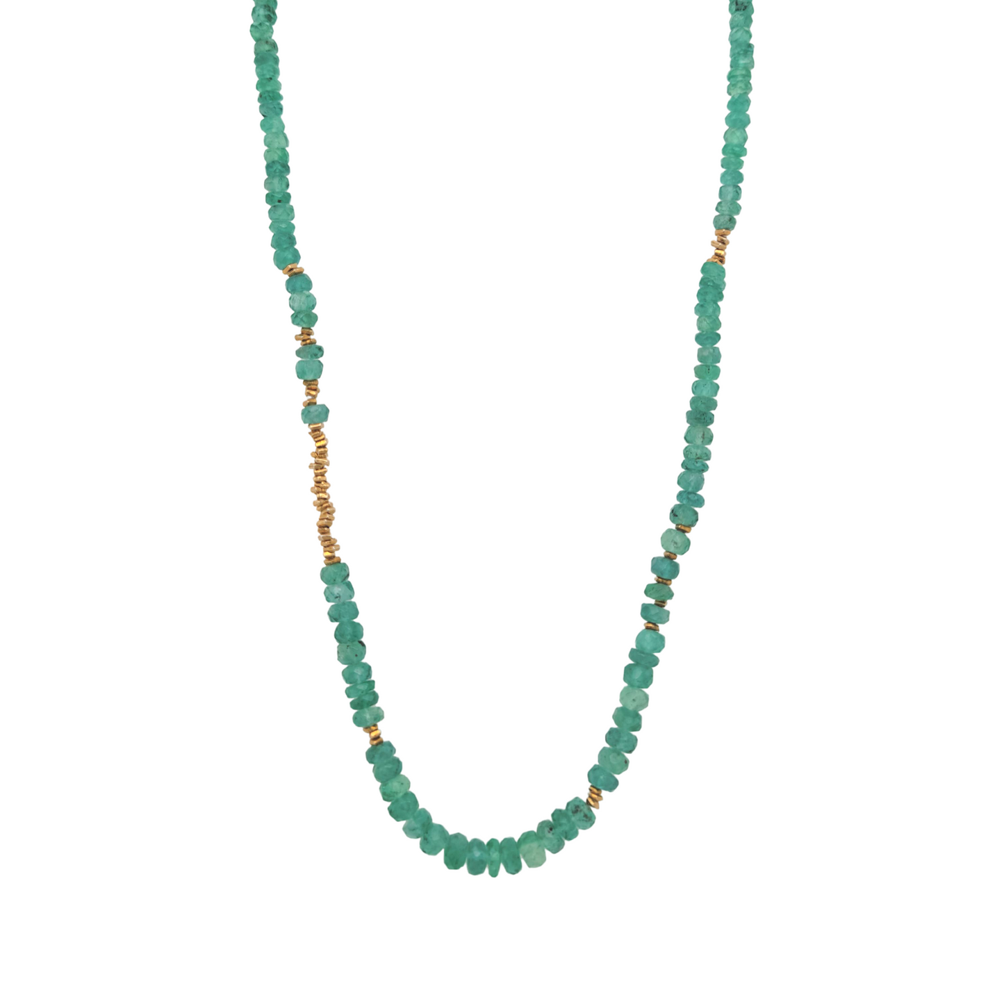 Emerald Bead Necklace