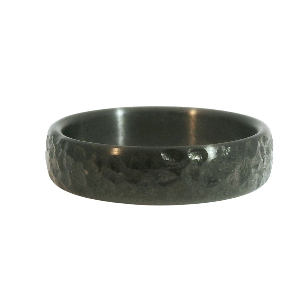 Hammered Zirconium Band