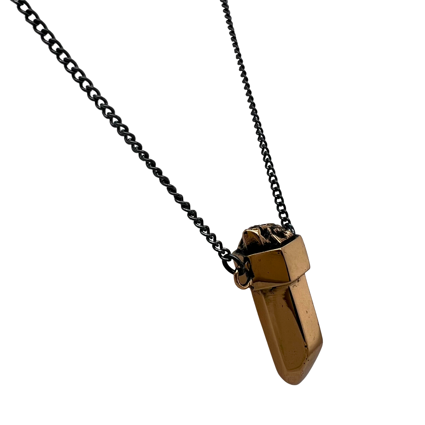 Bronze Crystal Pendant